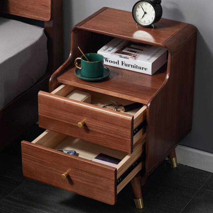 Nordic Wooden Luxury Nightstand