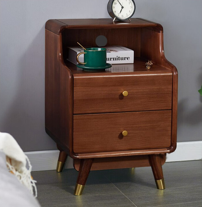 Nordic Wooden Luxury Nightstand