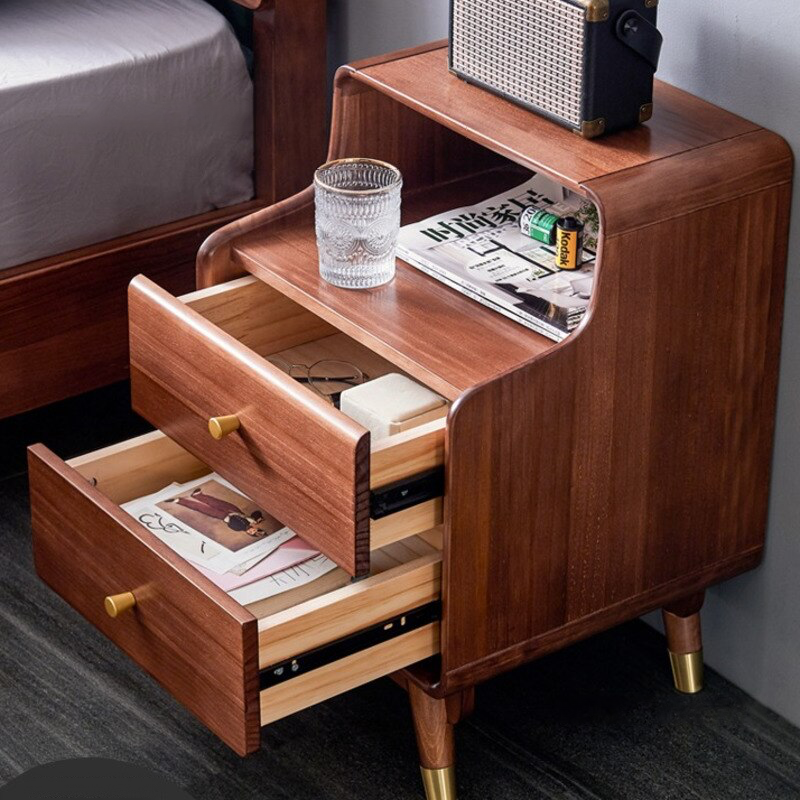 Nordic Wooden Luxury Nightstand