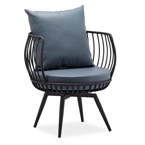 Circular Cage Style Rigid/Swivel Chair