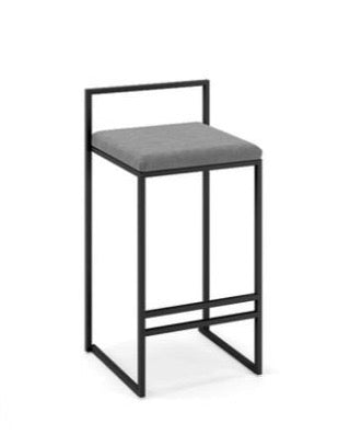 Metal Cushioned Bar Stool