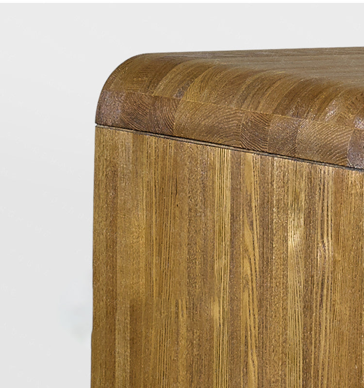 Wooden Two Tone Bedside Cabinet