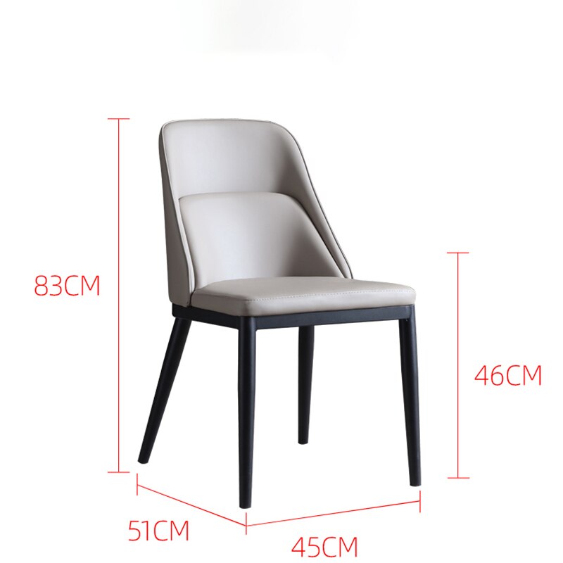 Two Layer Stitched Dining Chair