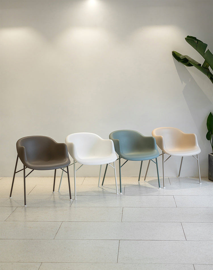 Minimalist Plastic Modern Circular Chair