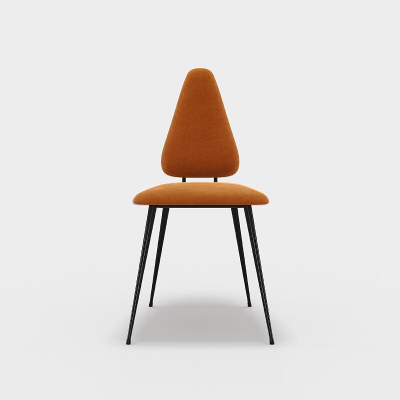 Triangular Padded Dining Chair