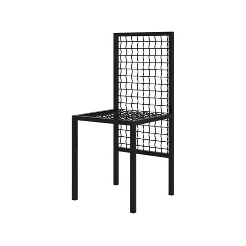 Steel Cage Style Contemporary Chair