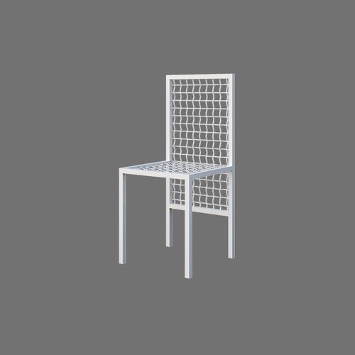 Steel Cage Style Contemporary Chair