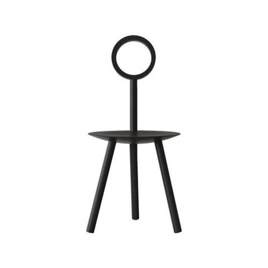 Stem back minimalist chair