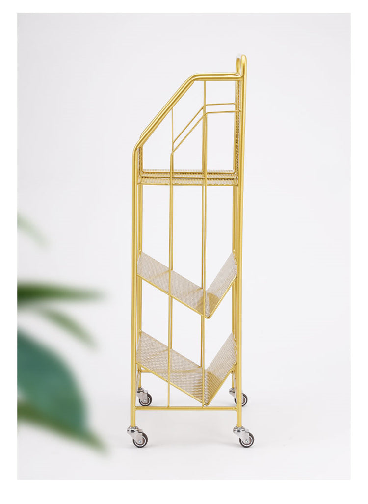 Rolling Metal Shelving Unit